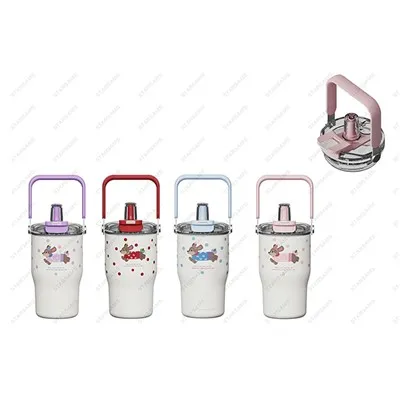 Tumbler isolado de 20 onças com botão pop-up