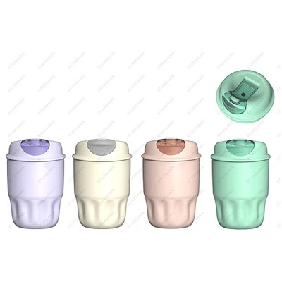 Xícara de café de 260 ml de formato especial com tampa de PP