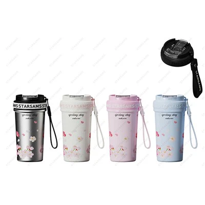 Spring Series 550ml de xícara de café para beber duplo